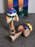 Sweets kendamas France Kendama Josh Joshua flow grove montagne ski forêt couché de soleil sunset sunrise sun amped shape new nouveau freestyle bilboquet juggle kenflip stall LEGEND Shape moon sun mountain