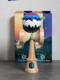 Sweets kendamas France Kendama Josh Joshua flow grove montagne ski forêt couché de soleil sunset sunrise sun amped shape new nouveau freestyle bilboquet juggle kenflip stall LEGEND Shape moon sun mountain